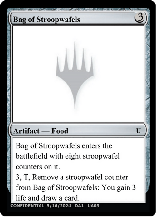 Bag of Stroopwafels (UNK-UA03A) - Unknown Event