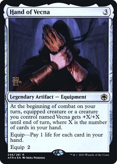Hand of Vecna (PRE-246S) - Adventures in the Forgotten Realms Promos Foil