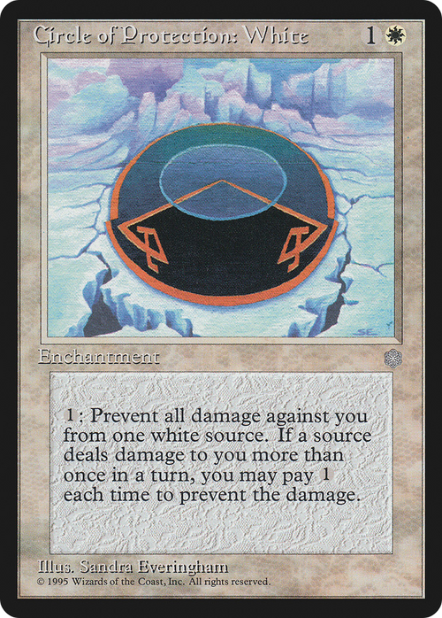 Circle of Protection: White (ICE-) - Ice Age