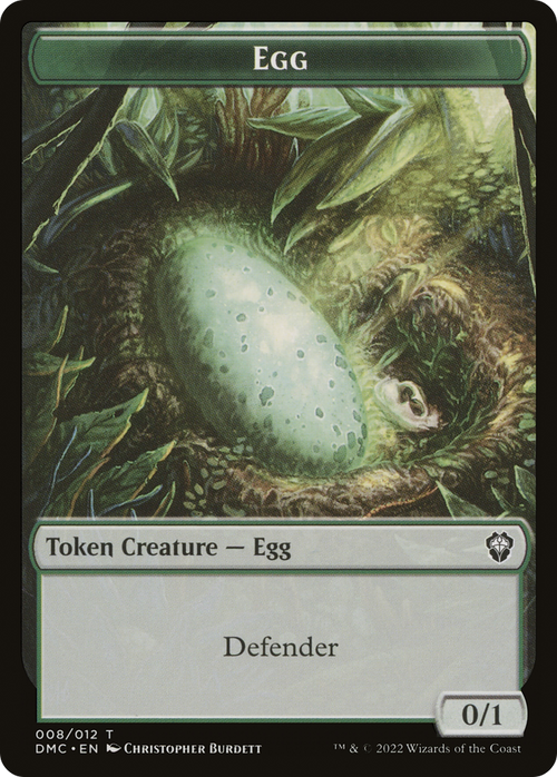 Egg (TDMC-008) - Dominaria United Commander Tokens