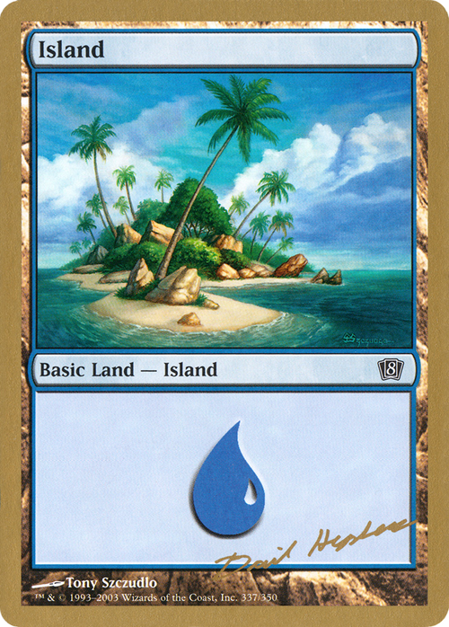 Island (337) - 2003 Dave Humpherys (8ED) (WCD-DH337) - World Championship Decks 2003