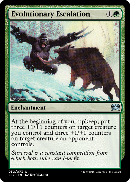 Evolutionary Escalation (PZ2-032) - Treasure Chest Foil