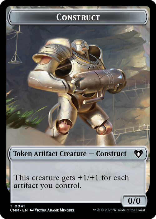 Construct (TCMM-041) - Commander Masters Tokens Foil