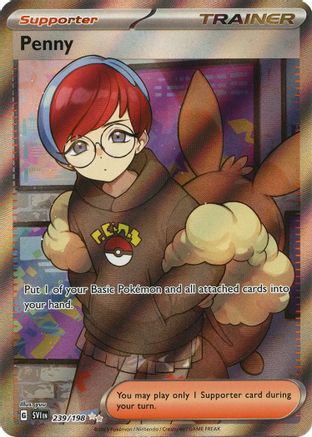 Penny 239/198  - Holofoil SV01 Scarlet & Violet Base Set - Ultra Rare