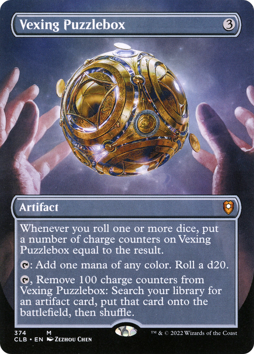 Vexing Puzzlebox (Borderless) (CLB-374) - Commander Legends: Battle for Baldur's Gate Foil