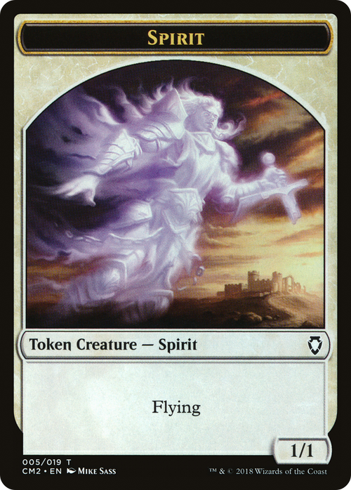Spirit Token (CM2-005) - Commander Anthology Volume II Tokens