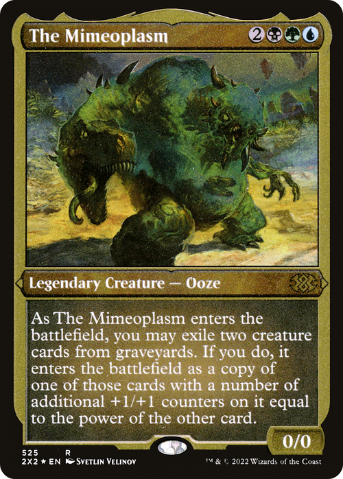 The Mimeoplasm (Foil Etched) (2X2-525) - Double Masters 2022 Foil