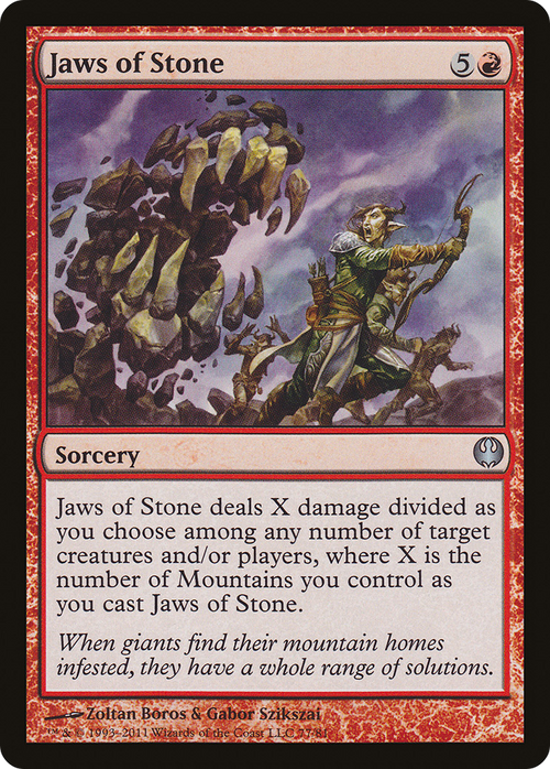 Jaws of Stone (DDG-077) - Duel Decks: Knights vs. Dragons