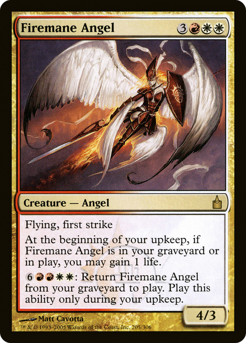 Firemane Angel (RAV-205) - Ravnica: City of Guilds