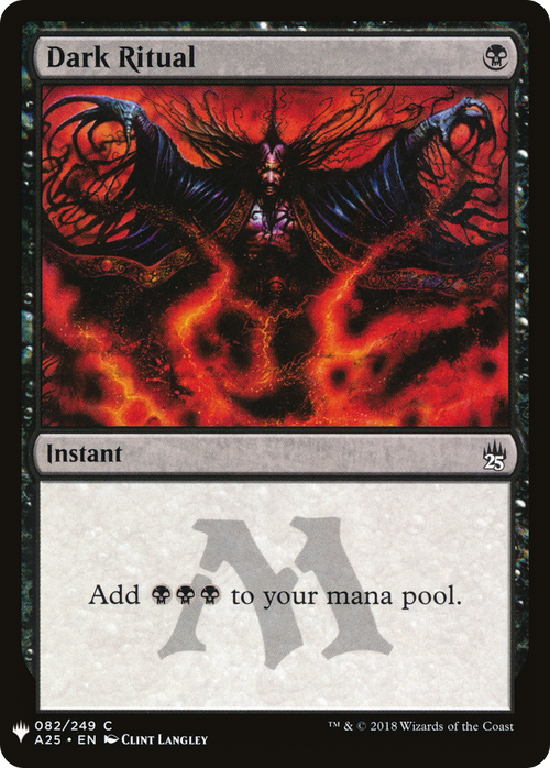 Dark Ritual (A25) (LIST-A25-82) - The List