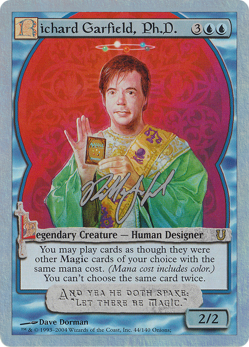 Richard Garfield, Ph.D. (Alternate Foil) (UNH-44★) - Unhinged Foil