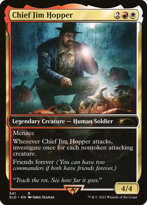 Chief Jim Hopper (SLD-341) - Secret Lair Drop / Chief Jim Hopper Foil