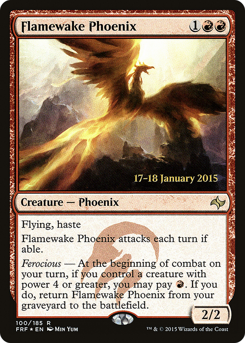 Flamewake Phoenix (PRE-100S) - Fate Reforged Promos Foil