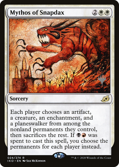 Mythos of Snapdax (PPIKO-24P) - Ikoria: Lair of Behemoths Promos