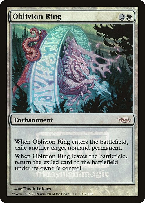Oblivion Ring (FNM-011) - Friday Night Magic 2009 Foil