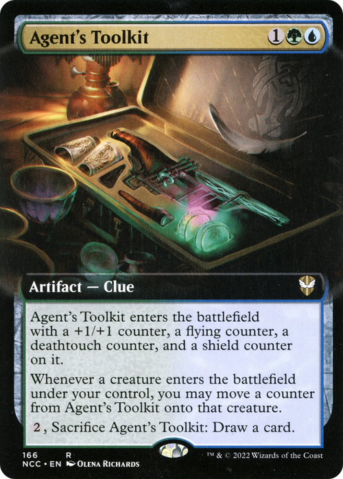 Agent's Toolkit (Extended Art) (NCC-166) - New Capenna Commander: (Extended Art)