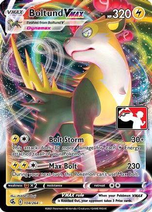 Boltund VMAX  - Holofoil Prize Pack Series Cards - Ultra Rare