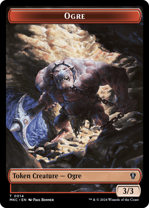 Ogre (TMKC-014) - Murders at Karlov Manor Commander Tokens