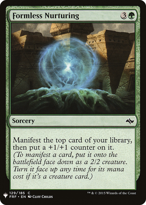 Formless Nurturing (LIST-FRF-129) - The List