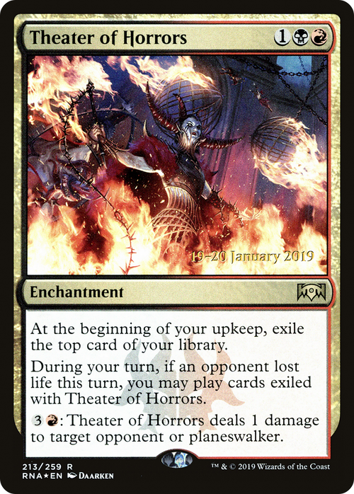 Theater of Horrors (PRE-213S) - Ravnica Allegiance Promos Foil