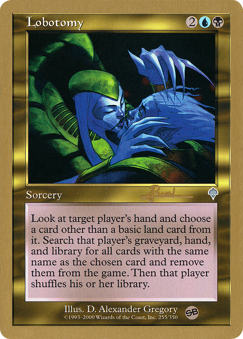 Lobotomy - 2001 Antoine Ruel (INV) (SB) (WCD-) - World Championship Decks 2001