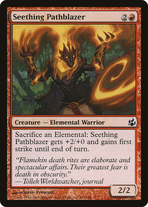 Seething Pathblazer (MOR-101) - Morningtide Foil