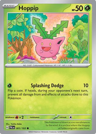 Hoppip 001  SV02 Paldea Evolved - Common