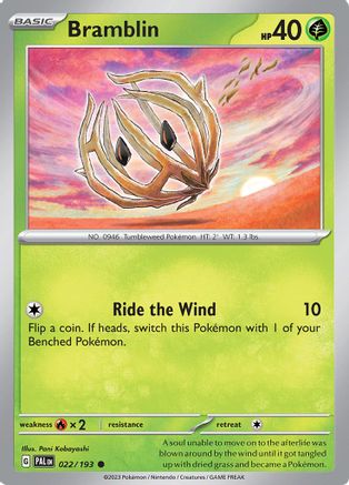 Bramblin 022/193  SV02 Paldea Evolved - Common