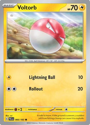 Voltorb 066  SV02 Paldea Evolved - Common