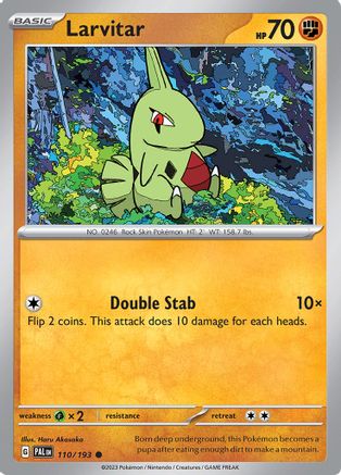 Larvitar 110  SV02 Paldea Evolved - Common