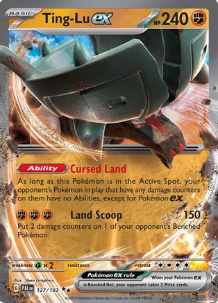 Ting-Lu ex 127  - Holofoil SV02 Paldea Evolved - Double Rare