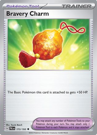 Bravery Charm 173  SV02 Paldea Evolved - Uncommon