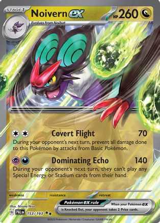 Noivern ex 153  - Holofoil SV02 Paldea Evolved - Double Rare