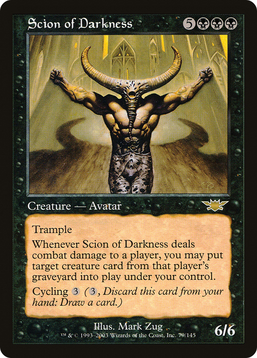 Scion of Darkness (LGN-079) - Legions Foil