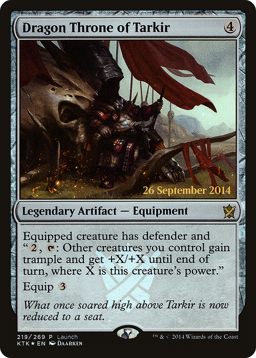 Dragon Throne of Tarkir (LARP-219) - Khans of Tarkir Promos Foil