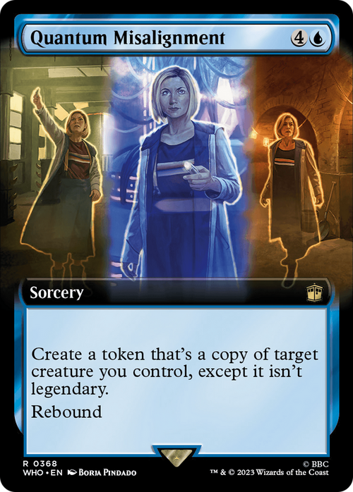 Quantum Misalignment (Extended Art) (WHO-368) - Doctor Who: (Extended Art) Foil