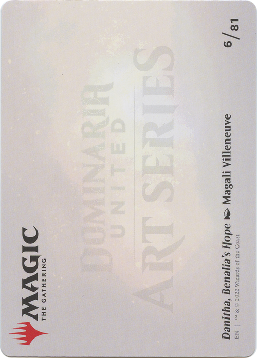 Danitha, Benalia's Hope // Danitha, Benalia's Hope (ADMU-006) - Dominaria United Art Series (Borderless)