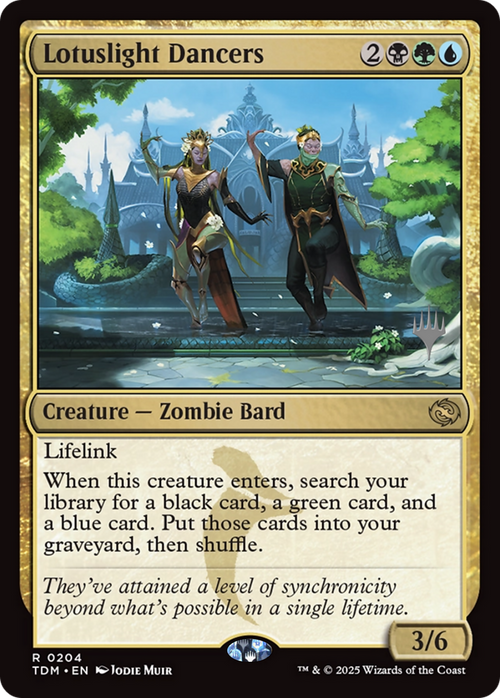 Lotuslight Dancers (PPTDM-204P) - Promo Pack: Tarkir: Dragonstorm Foil