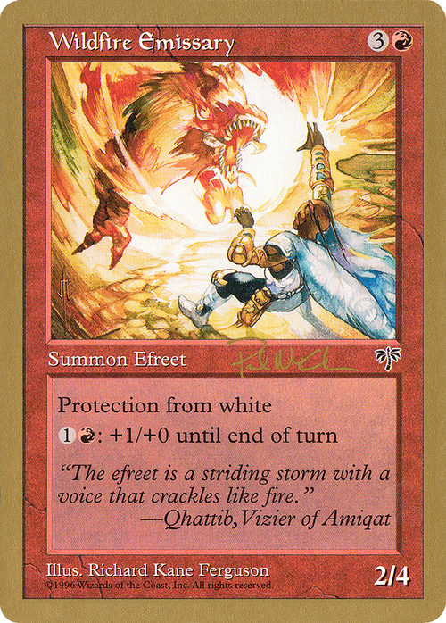 Wildfire Emissary - 1997 Paul McCabe (MIR) (WCD-) - World Championship Decks 1997