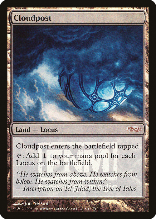 Cloudpost (FNM-005) - Friday Night Magic 2010 Foil