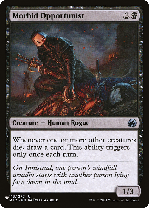 Morbid Opportunist (LIST-MID-113) - The List