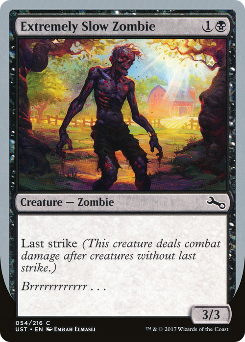 Extremely Slow Zombie (A) (UST-54A) - Unstable Foil