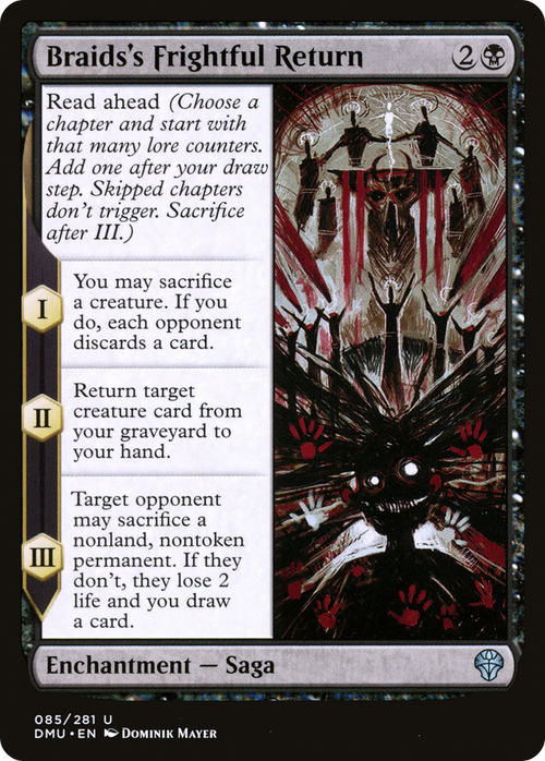 Braids's Frightful Return (DMU-085) - Dominaria United Foil
