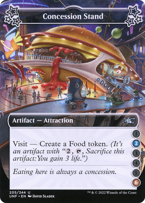 Concession Stand (2-6) (UNF-205) - Unfinity Foil