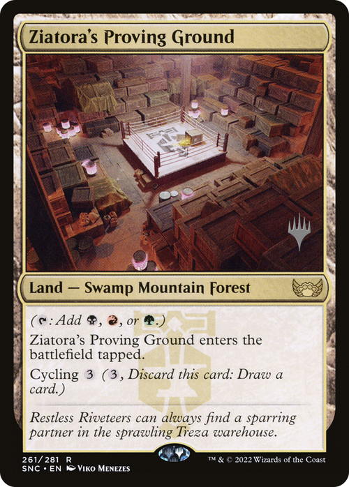 Ziatora's Proving Ground (PPSNC-261) - Streets of New Capenna Promos Foil