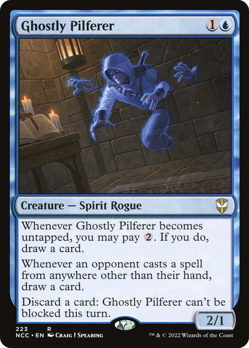 Ghostly Pilferer (NCC-223) - New Capenna Commander