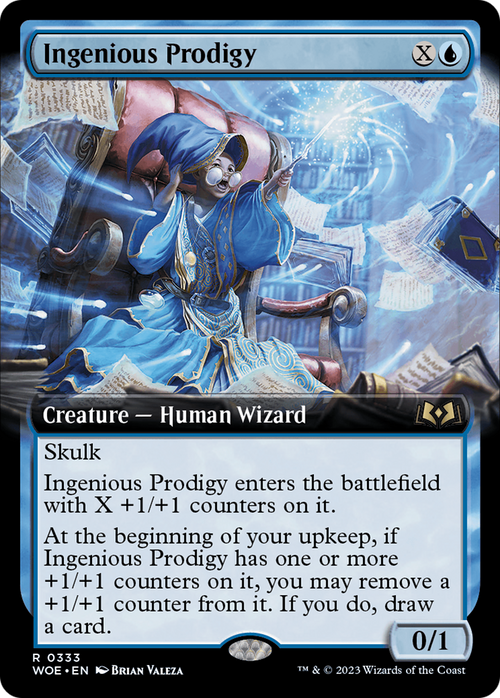 Ingenious Prodigy (Extended Art) (WOE-333) - Wilds of Eldraine: (Extended Art)