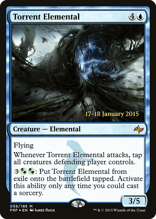 Torrent Elemental (PRE-56S) - Fate Reforged Promos Foil
