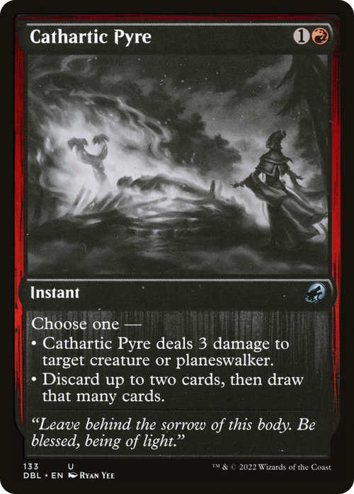 Cathartic Pyre (DBL-133) - Innistrad: Double Feature Foil
