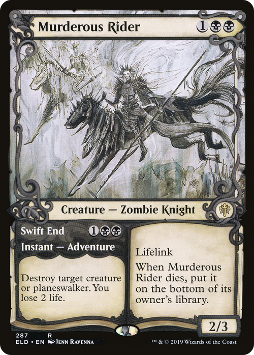 Murderous Rider (Showcase) (ELD-287) - Throne of Eldraine: (Showcase)